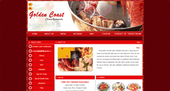 Desktop Screenshot of goldencoastchineserestaurant.com